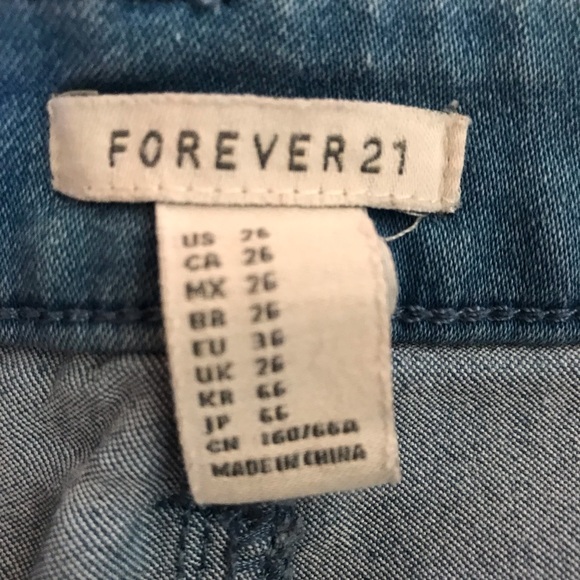 Forever 21 Blue Jeans Size 26 - Picture 7 of 7